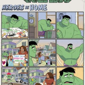 IMMORTAL HULK #37: Gurihiru Heroes at Home cover