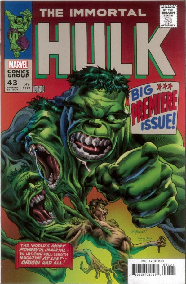 IMMORTAL HULK #43: Joe Bennett Homage cover (reprint edition)