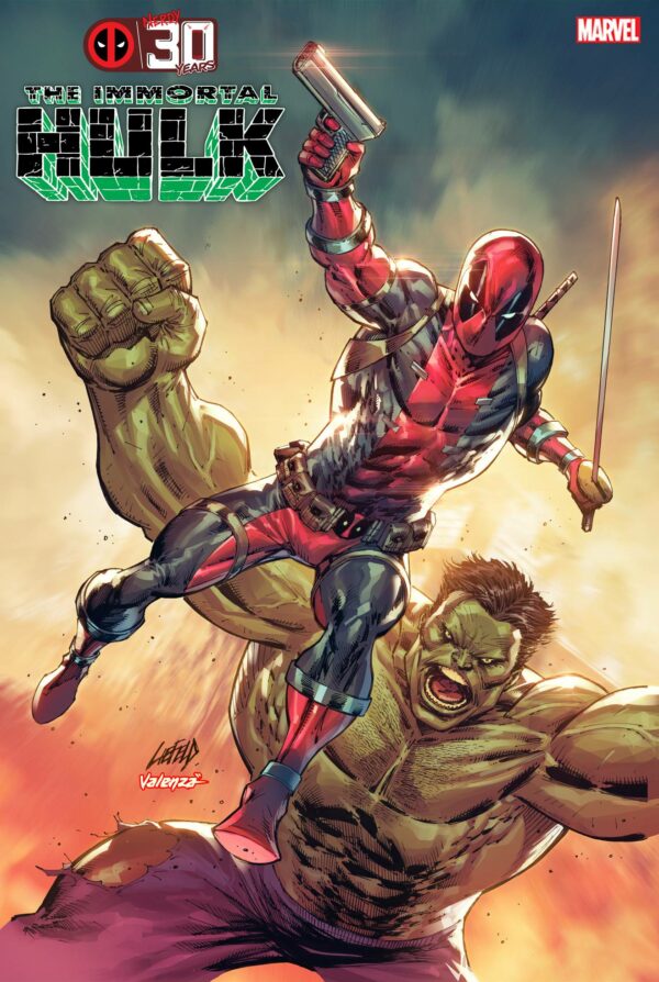 IMMORTAL HULK #45: Rob Liefeld Deadpool 30th Anniversary cover