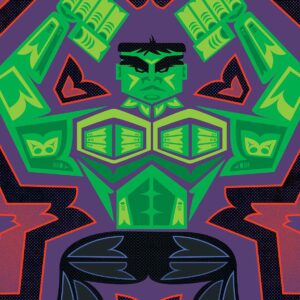 IMMORTAL HULK #40: Jeffrey Veregge Hulk Native American Heritage Tribute cover