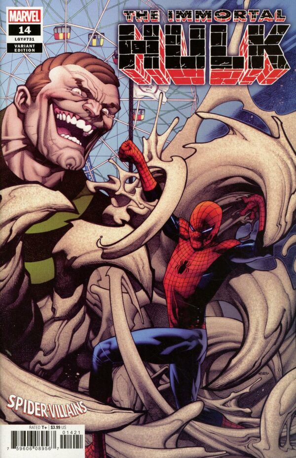 IMMORTAL HULK #14: Chris Stevens Spider-man Villains cover
