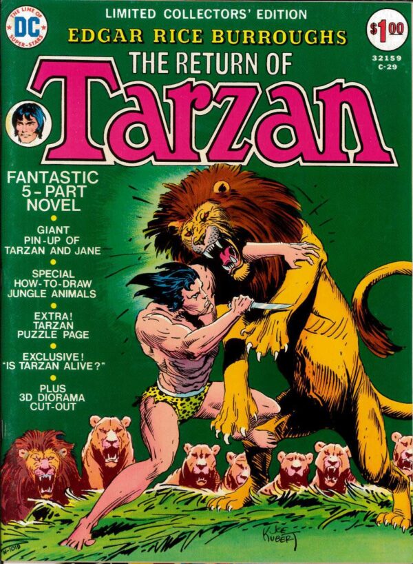 LIMITED COLLECTORS’ EDITION #29: 9.2 (NM) Return of Tarzan