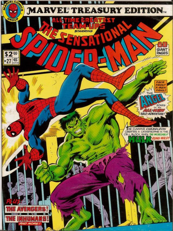 MARVEL TREASURY EDITION #27: 7.0 (FN/VF) Sensational Spider-Man