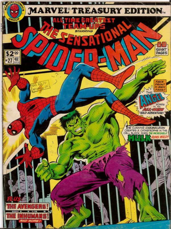 MARVEL TREASURY EDITION #27: 6.0 (FN) Sensational Spider-Man