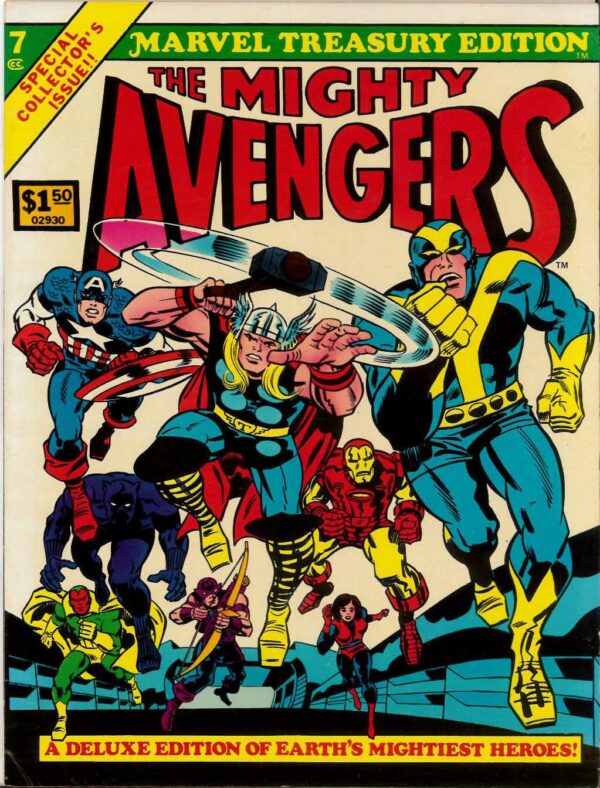 MARVEL TREASURY EDITION #7: 7.0 (FN/VF) Mighty Avengers