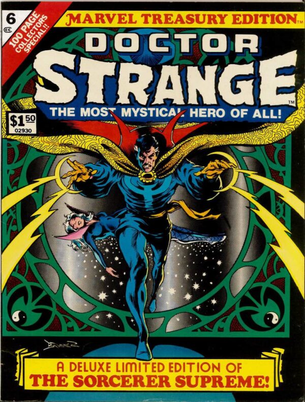 MARVEL TREASURY EDITION #6: 7.5 (VF) Doctor Strange