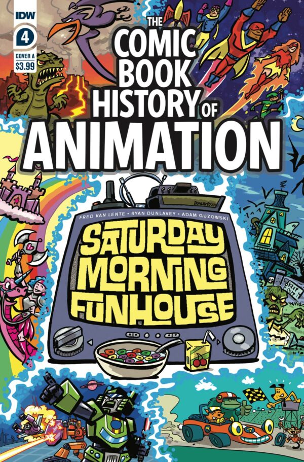 COMIC BOOK HISTORY OF ANIMATION #4: Ryan Dunlavey cover A