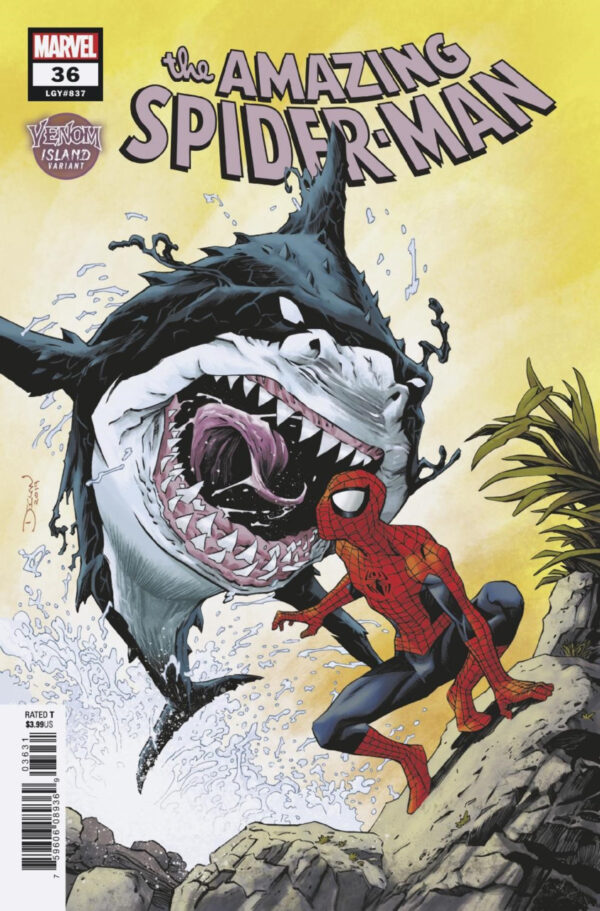 AMAZING SPIDER-MAN (2018-2022 SERIES) #36: Declan Shalvey Venom Island cover