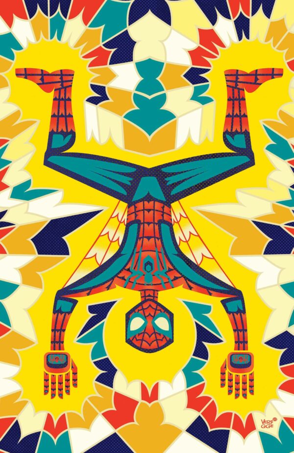AMAZING SPIDER-MAN (2018-2022 SERIES) #52: Jeffrey Veregge Spider-man Native American Heritage Tribute