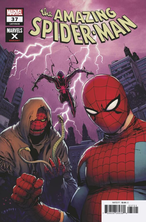 AMAZING SPIDER-MAN (2018-2022 SERIES) #37: Giuseppe Camuncoli Marvels X cover