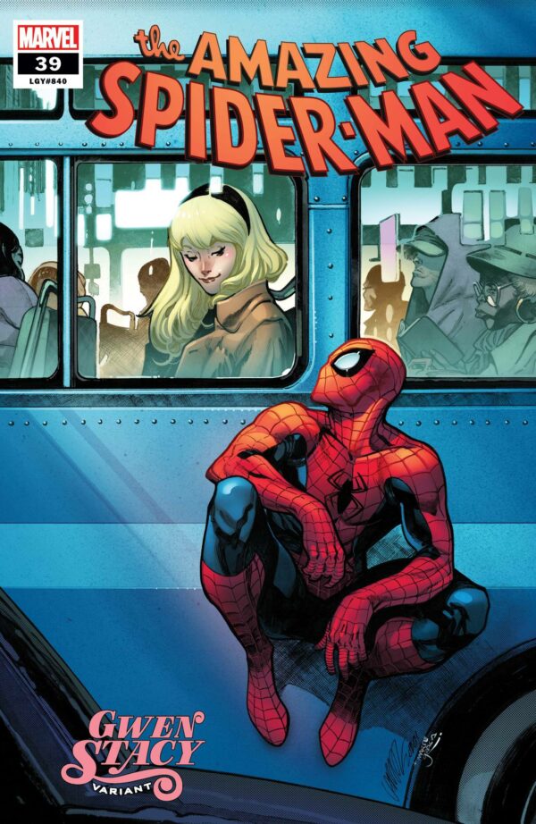 AMAZING SPIDER-MAN (2018-2022 SERIES) #39: Pepe Larraz Gwen Stacy cover