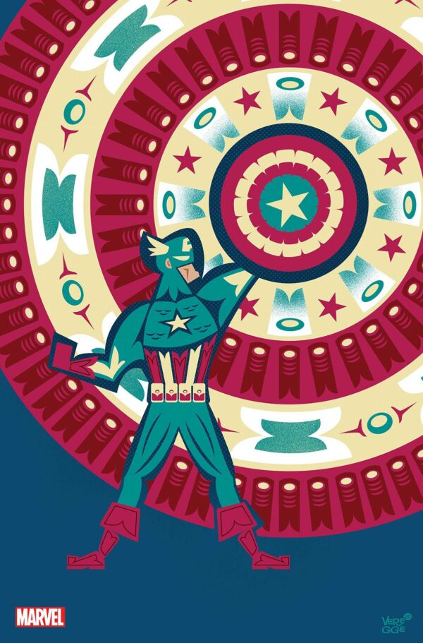 CAPTAIN AMERICA (2018-2021 SERIES) #25: Jeffrey Veregge Captain America Native American Heritage Tri