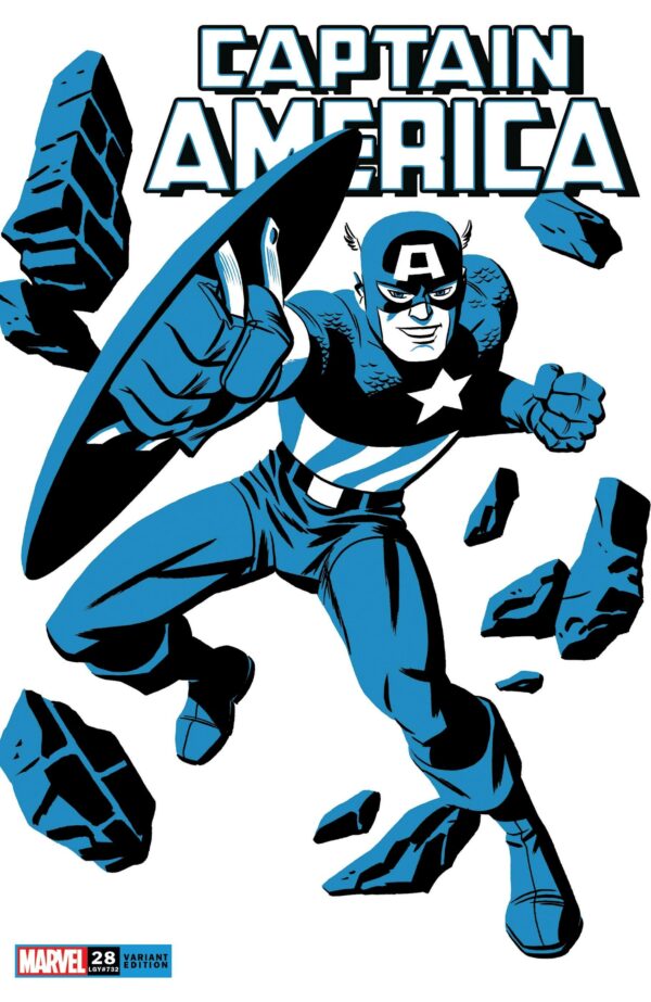 CAPTAIN AMERICA (2018-2021 SERIES) #28: Michael Cho Captain America Two-Tone cover