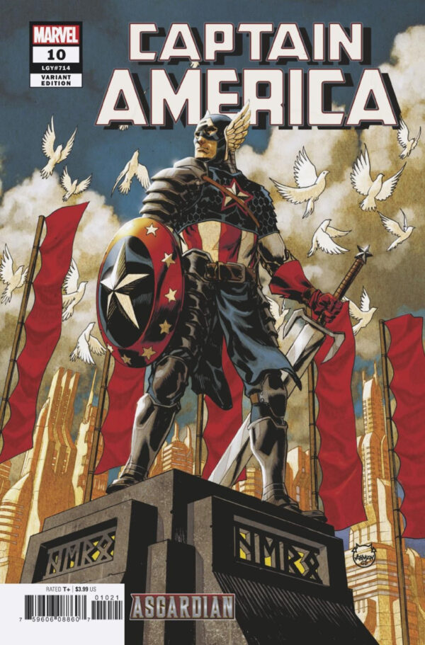 CAPTAIN AMERICA (2018-2021 SERIES) #10: Nick Bradshaw Asgardian cover