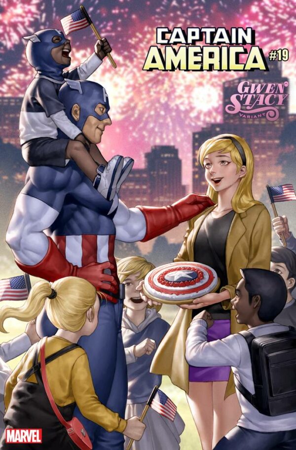 CAPTAIN AMERICA (2018-2021 SERIES) #19: Junggeon Yoon Gwen Stacy cover