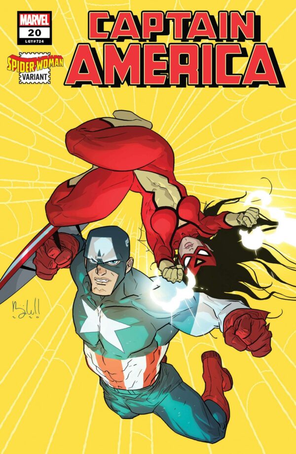 CAPTAIN AMERICA (2018-2021 SERIES) #20: Ben Caldwell Spider-Woman cover