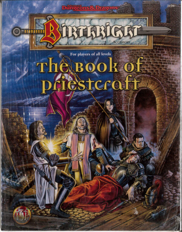 ADVANCED DUNGEONS AND DRAGONS 1ST EDITION #3126: Birthright: The Book of Priestcraft Sourcebook – NM – 3126