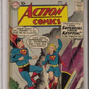 ACTION COMICS (1938- SERIES) #252: Halo graded 2.5 (GD+) – First Supergirl