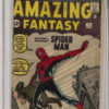 AMAZING FANTASY (1962 SERIES) #15: Halo graded 4.0 (VG Restored Semi-Pro) – First Spider-man