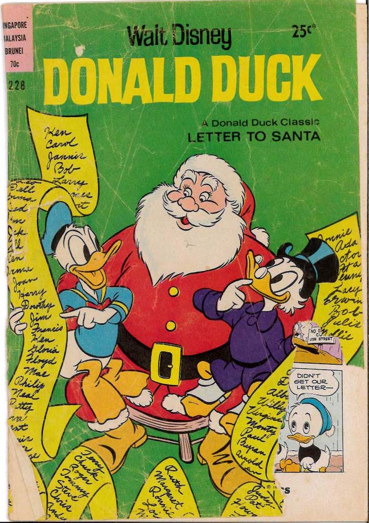 WALT DISNEY’S DONALD DUCK (D SERIES) (1956-1978) #228: Carl Barks – Letter to Santa – GD WALT DISNEY’S DONALD DUCK (D SERIES) (1956-1978) #228: Carl Barks – Letter to Santa – GD