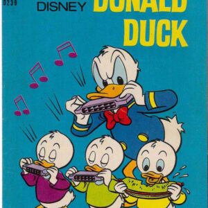 WALT DISNEY’S DONALD DUCK (D SERIES) (1956-1978) #239: Case/Packed Pyramid, Nowhere Bridge, High Cost/Clowning VFNM