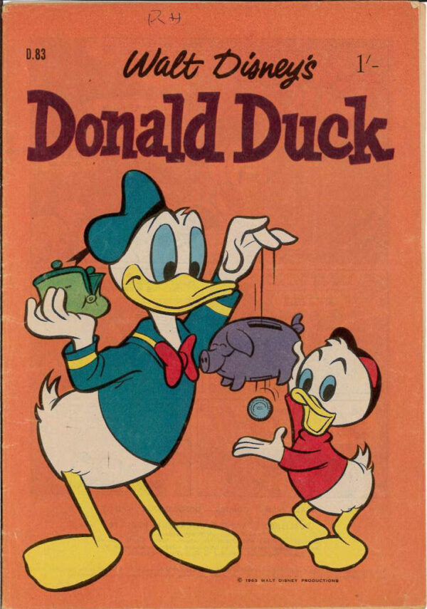 WALT DISNEY’S DONALD DUCK (D SERIES) (1956-1978) #83: Million Dollar Rock, Untitled – FN