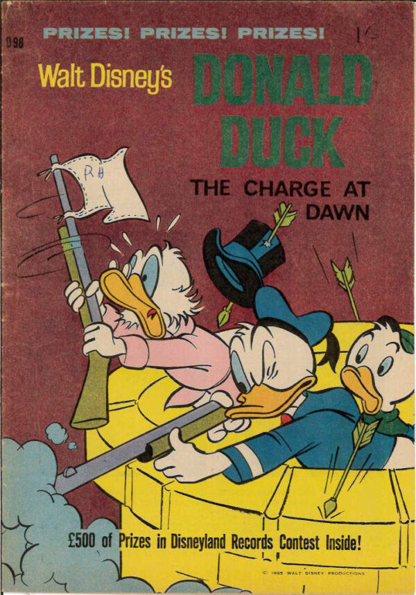 WALT DISNEY’S DONALD DUCK (D SERIES) (1956-1978) #98: Charge at Dawn, It’s Music – FN