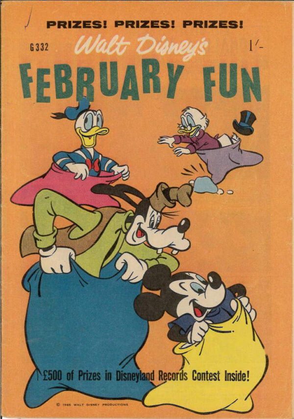 WALT DISNEY’S COMICS GIANT (G SERIES) (1951-1978) #332: February Fun – FN/VF
