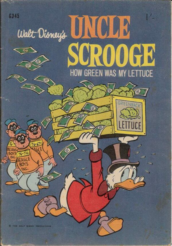 WALT DISNEY’S COMICS GIANT (G SERIES) (1951-1978) #345: Carl Barks How Green Was My Lettuce – FN