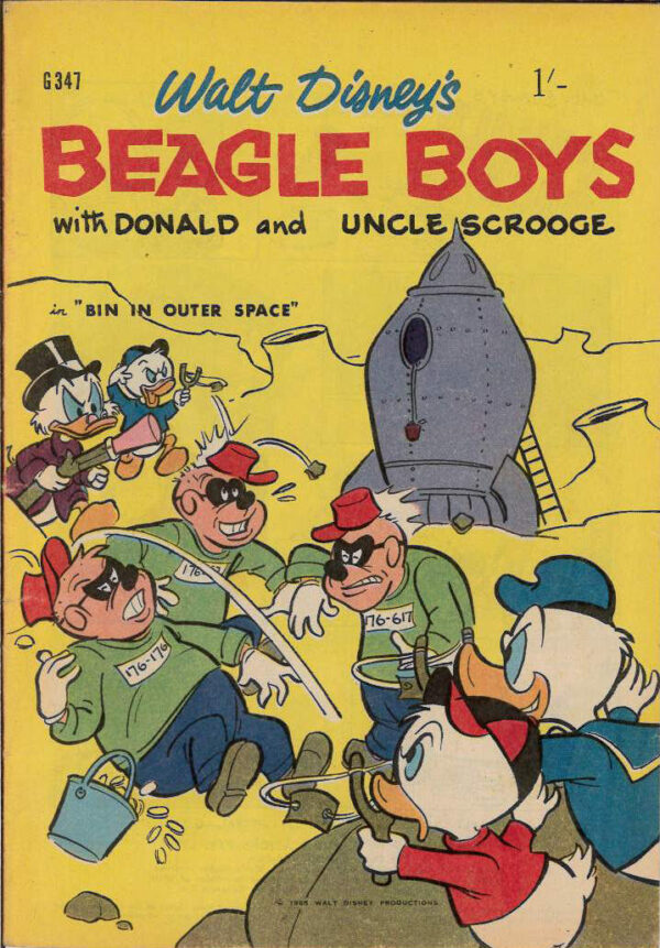 WALT DISNEY’S COMICS GIANT (G SERIES) (1951-1978) #347: Beagle Boys with Donald & Uncle Scrooge – FN