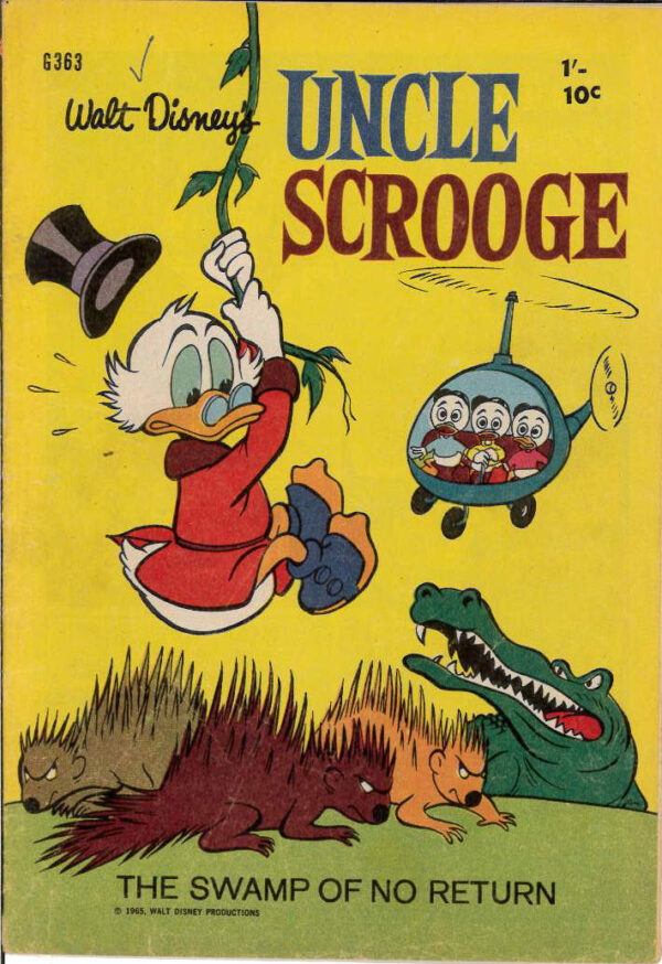 WALT DISNEY’S COMICS GIANT (G SERIES) (1951-1978) #363: Carl Barks Swamp of No Return – VG/FN – Uncle Scrooge