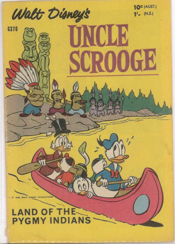 WALT DISNEY’S COMICS GIANT (G SERIES) (1951-1978) #370: Carl Barks Land of the Pygmy Indians – VG/FN – Uncle Scrooge