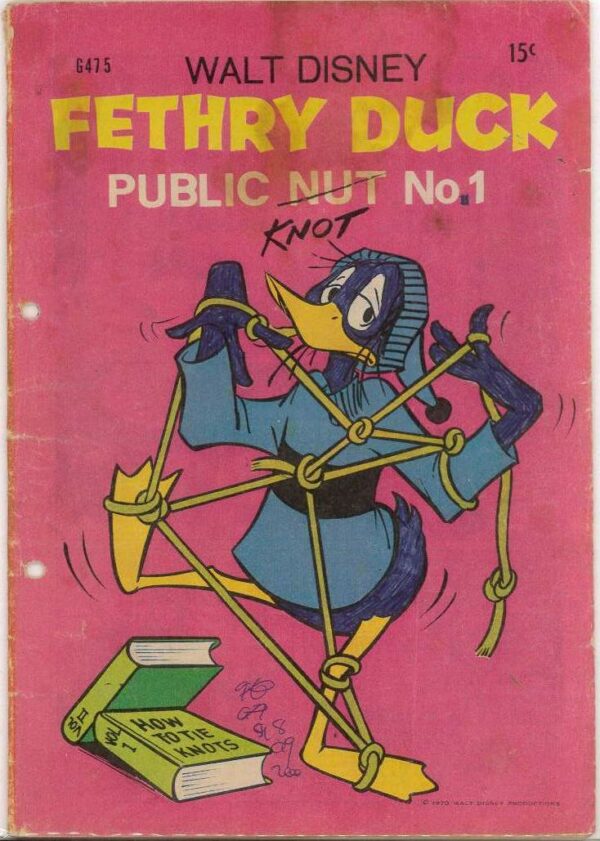 WALT DISNEY’S COMICS GIANT (G SERIES) (1951-1978) #475: Fethry Duck Public Knot No.1 – GD