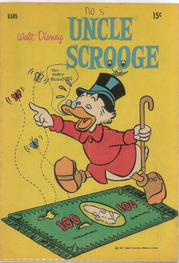 WALT DISNEY’S COMICS GIANT (G SERIES) (1951-1978) #505: Carl Barks That’s No Fable – VG – Uncle Scrooge