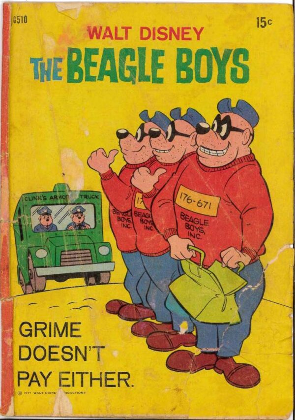 WALT DISNEY’S COMICS GIANT (G SERIES) (1951-1978) #510: The Beagle Boys – FR/GD