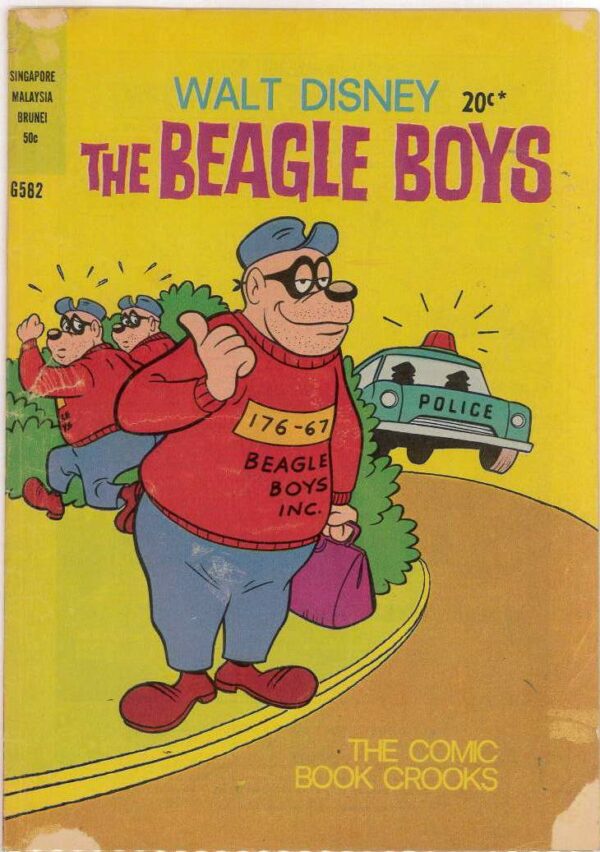 WALT DISNEY’S COMICS GIANT (G SERIES) (1951-1978) #582: Beagle Boys – GD