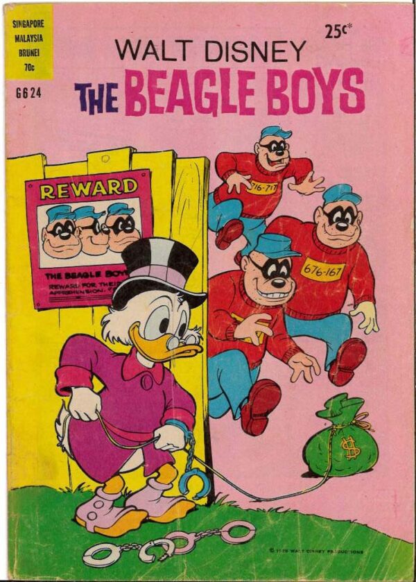 WALT DISNEY’S COMICS GIANT (G SERIES) (1951-1978) #624: The Beagle Boys – VG