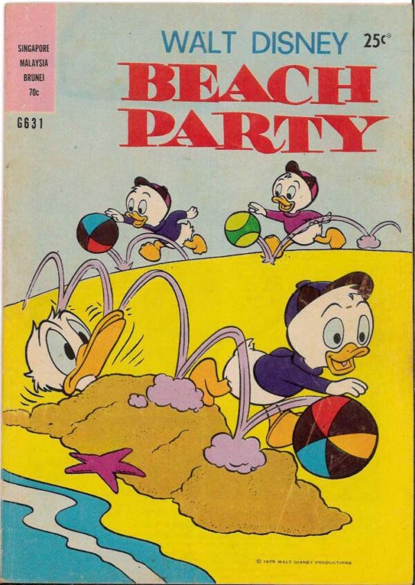 WALT DISNEY’S COMICS GIANT (G SERIES) (1951-1978) #631: Beach Party – VG