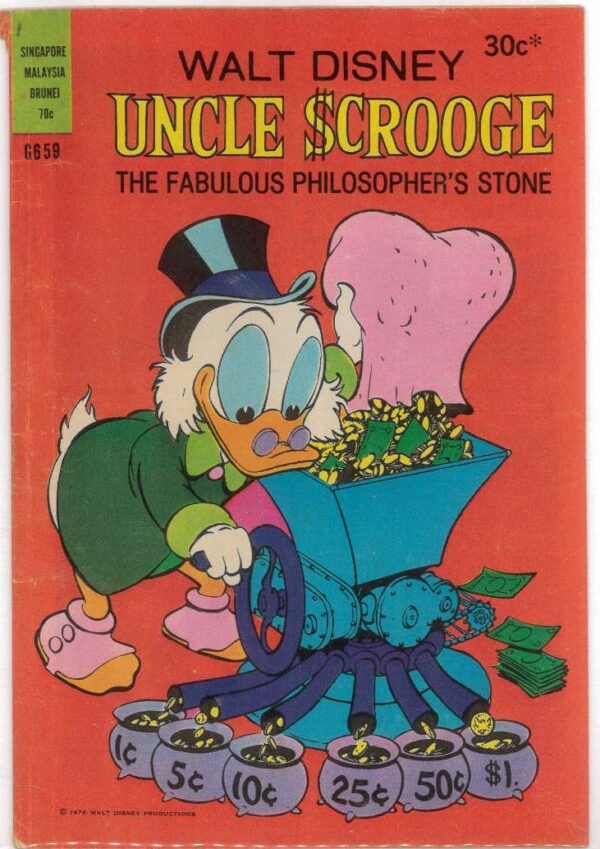 WALT DISNEY’S COMICS GIANT (G SERIES) (1951-1978) #659: Carl Barks Fabulous Philosopher’s Stone: FN/VF Uncle Scrooge