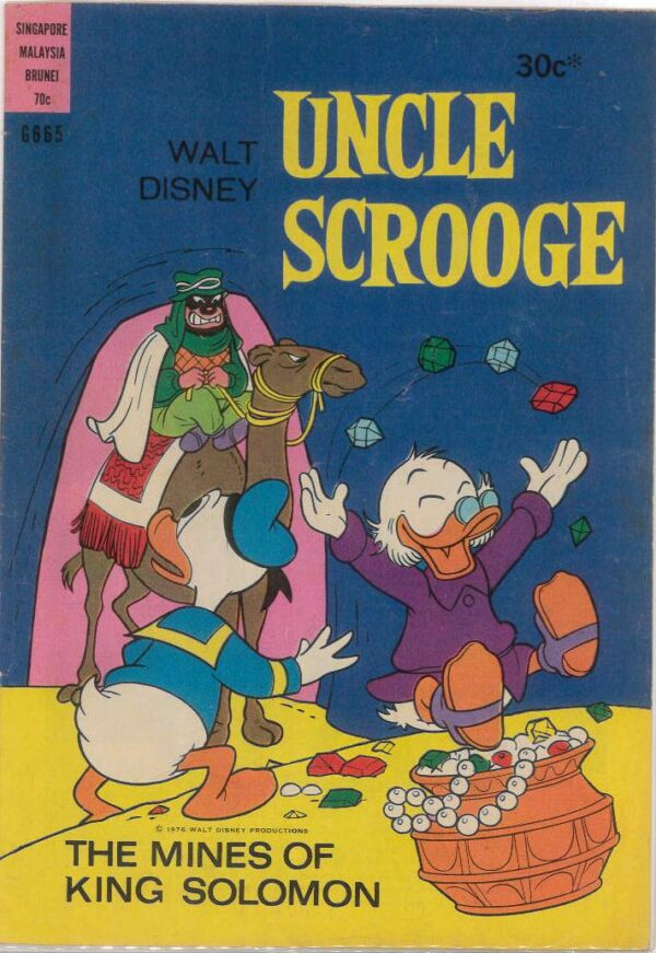 WALT DISNEY’S COMICS GIANT (G SERIES) (1951-1978) #665: Carl Barks Mines of King Solomon – VF – Uncle Scrooge