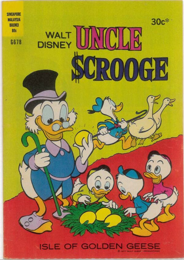 WALT DISNEY’S COMICS GIANT (G SERIES) (1951-1978) #678: Carl Barks Isle of Golden Geese – VF/NM – Uncle Scrooge