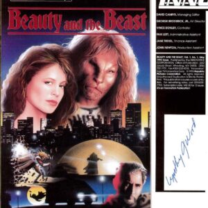 BEAUTY AND THE BEAST (1993 SERIES: SIGNED-POSTER) #1: Signed by Cynthy J. Wood (inside cover) – 9.0 (VF/NM)