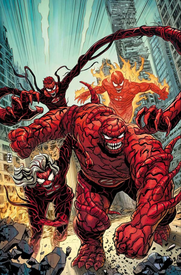 FANTASTIC FOUR (2018-2022 SERIES) #12: Patrick Zircher Carnage-ized cover