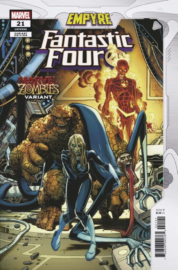 FANTASTIC FOUR (2018-2022 SERIES) #21: Marvel Zombies cover