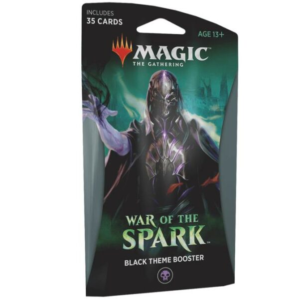MAGIC THE GATHERING CCG #559: War of the Spark Black Theme Booster