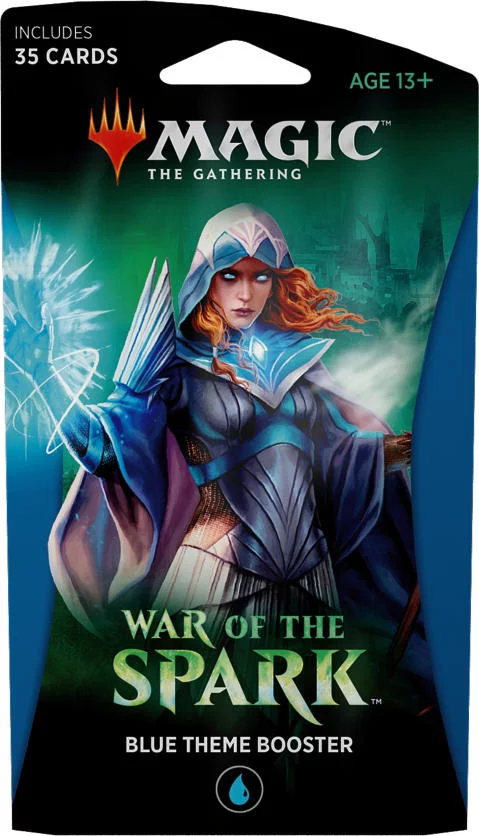 MAGIC THE GATHERING CCG #560: War of the Spark Blue Theme Booster