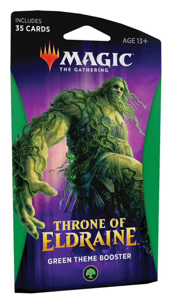 MAGIC THE GATHERING CCG #586: Throne of Eldraine Green Theme Booster