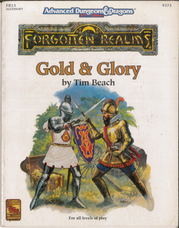 ADVANCED DUNGEONS AND DRAGONS 2ND EDITION #9373: Forgotten Realms Gold & Glory – (Brand New) NM – 9373