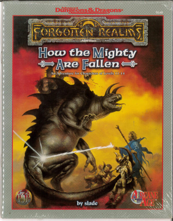 ADVANCED DUNGEONS AND DRAGONS 1ST EDITION #9540: Forgotten Realms: How the Mighty Are Fallen (11-14): NM 9540