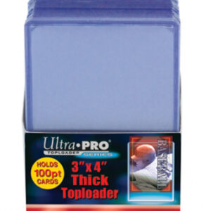 TOP LOADER CARD HOLDERS #3: 25 pack Thick – Holds 100pt Cards (3×4 inch)
